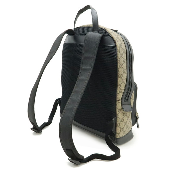 GUCCI Authentic Black Leather Backpack